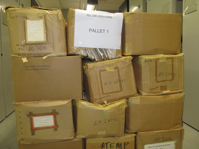 1,300 cubic feet of temporary records, and counting