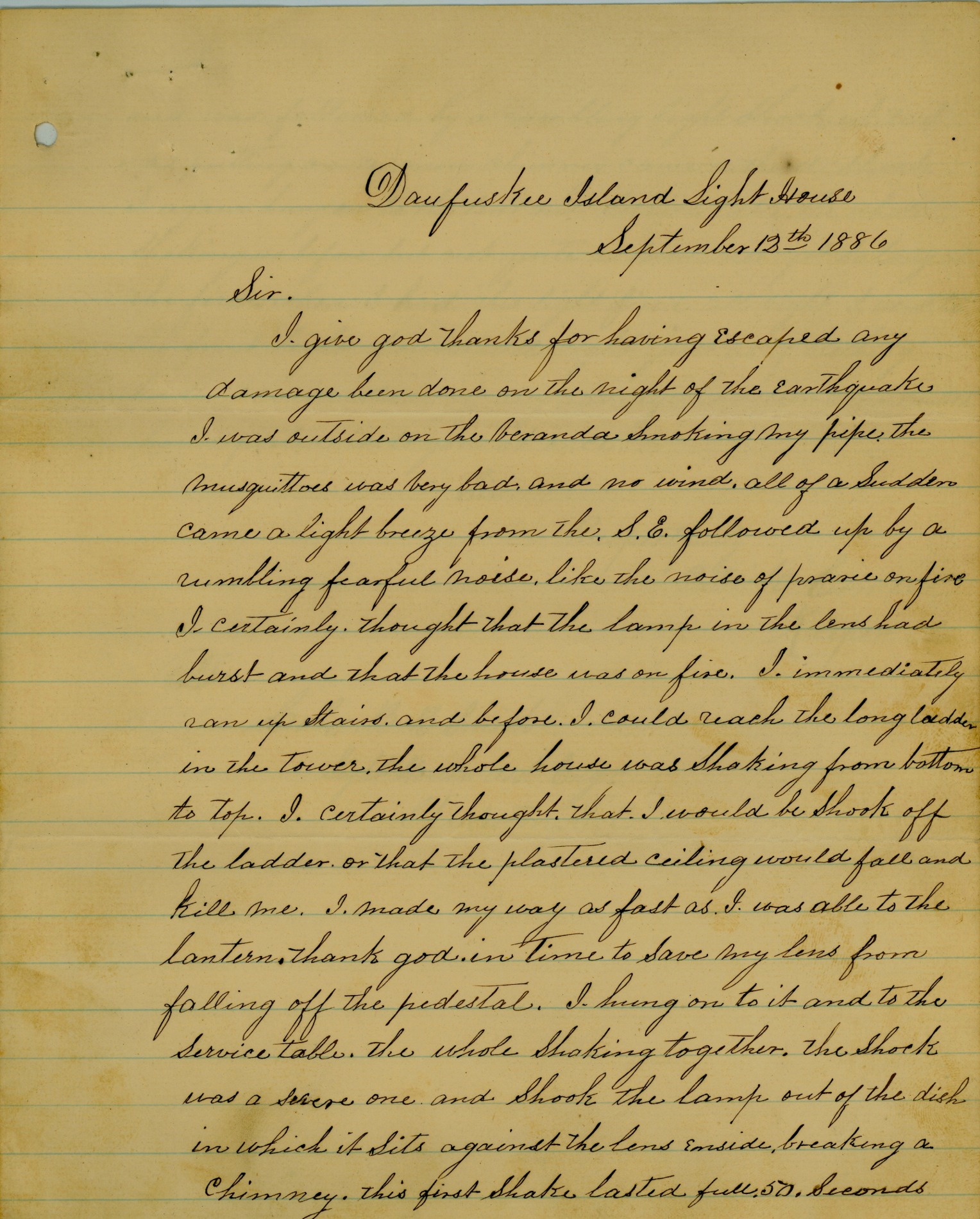 “A Rumbling Fearful Noise”: Charleston Earthquake of 1886 – The Text ...