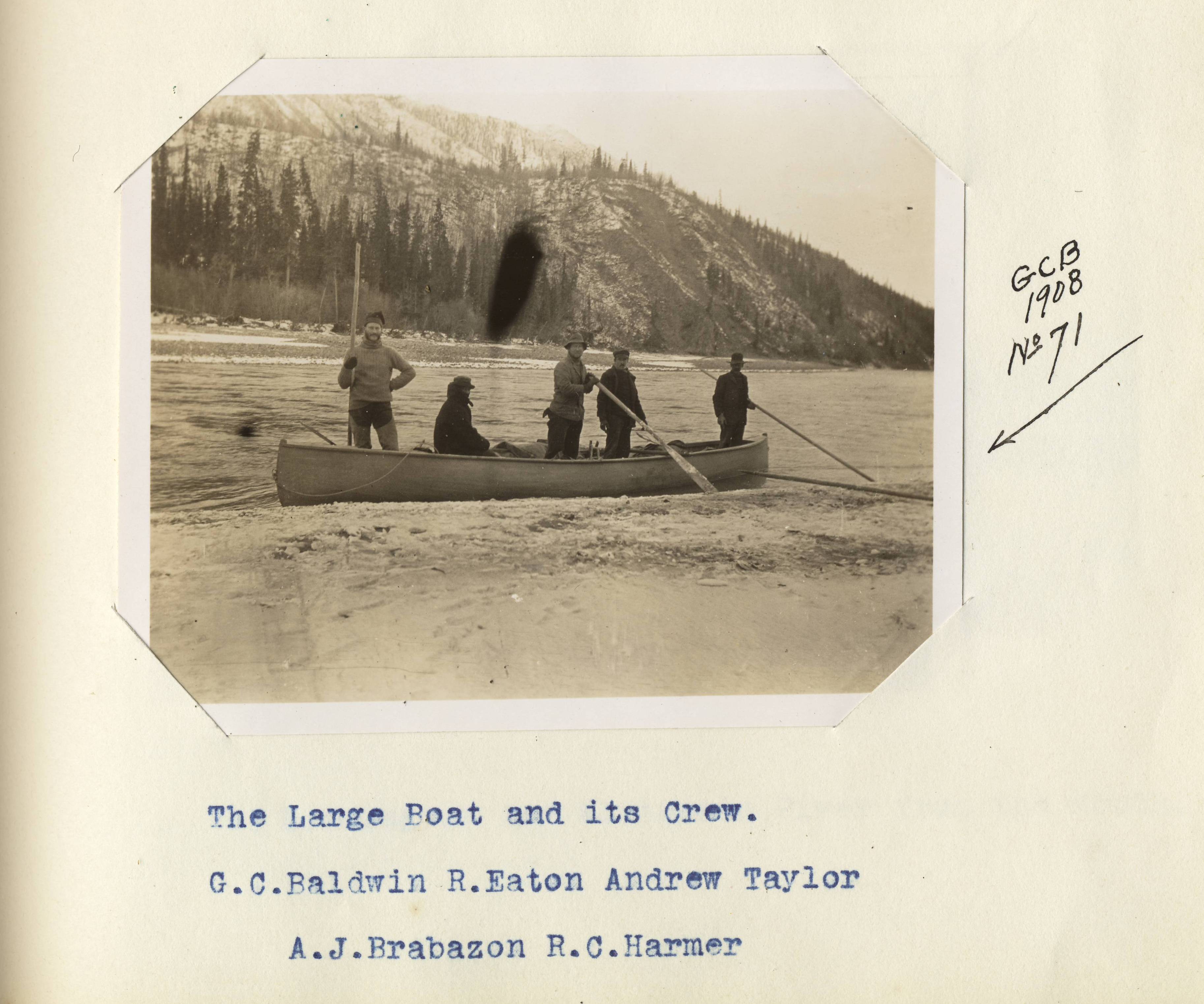 RG 76, PI-170 entry 376, box 21 - G. Clyde Baldwin and Party, 1908 Report