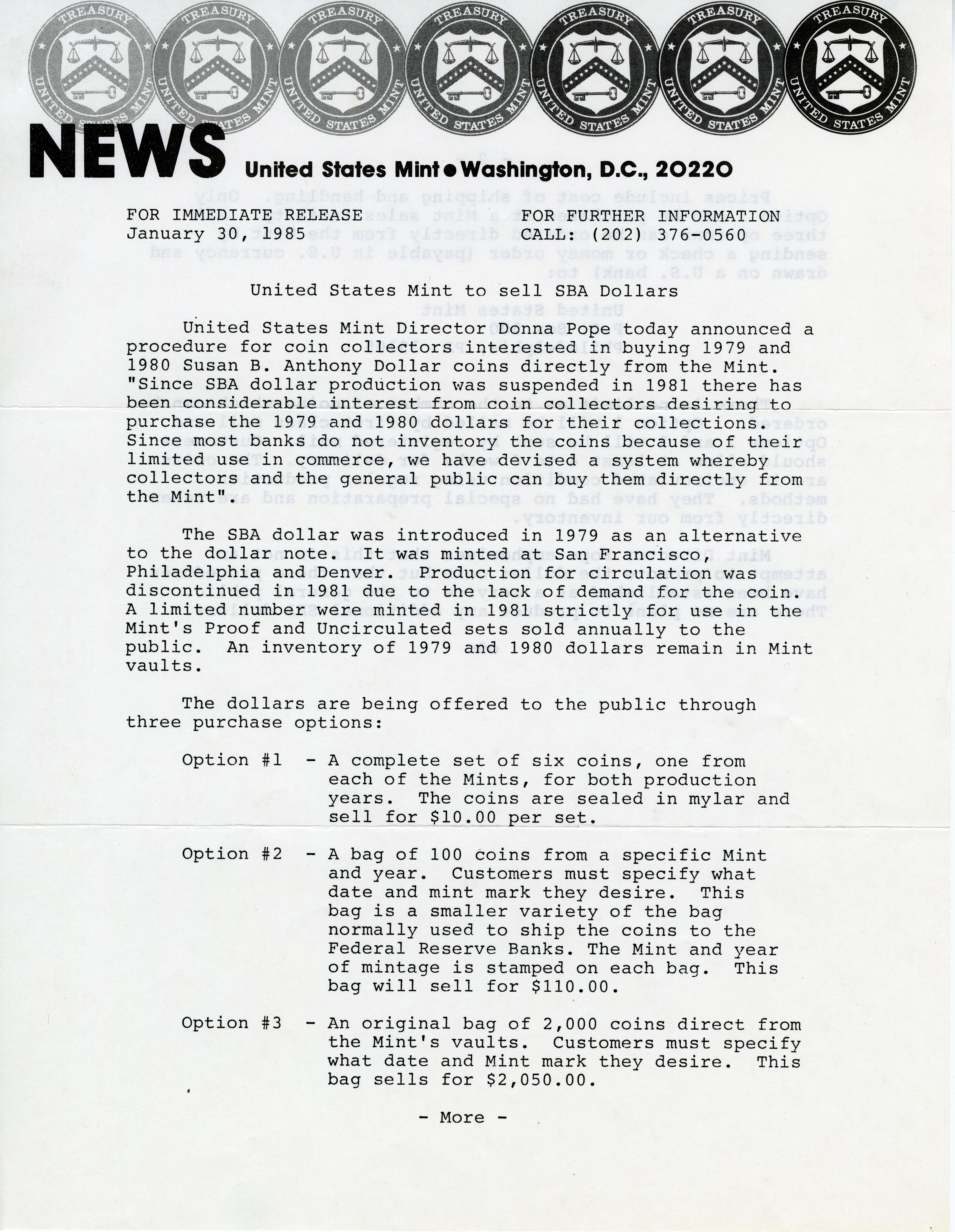 SBA Memo