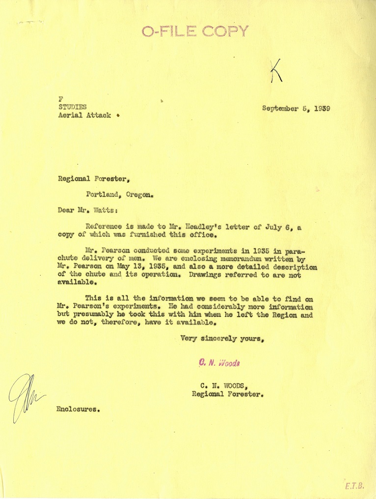 Woods Letter