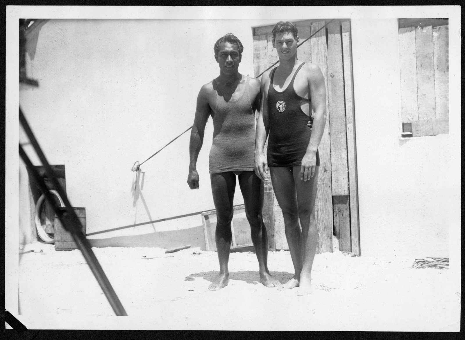 Image of Duke Kahanamoku and Johnny Weissmuller.