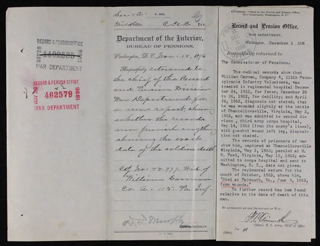 Civil War Pension Application Files The Text Message